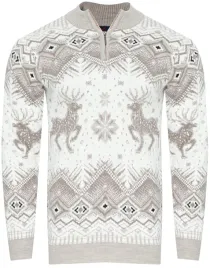 sweter-meski-polgolf-2317-bezowo-bialy-swiateczny-prezent-na-swieta