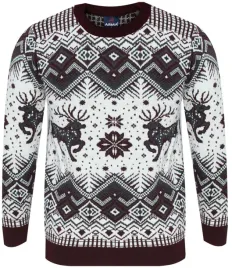 sweter-meski-2116-bordowy-swiateczny-idealny-cieply-prezent-na-swieta