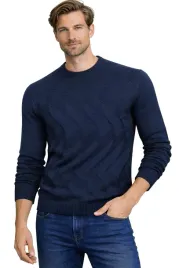 sweter-meski-ws7115-ciemnoniebieski-welniany-cieply-wygodny-okragly-dekolt
