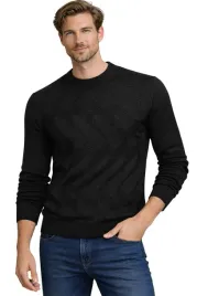 sweter-meski-ws7115-czarny-welniany-cieply-wygodny-okragly-dekolt