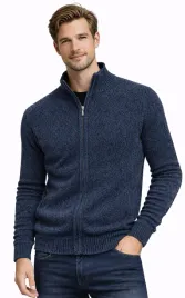 sweter-meski-rozpinany-s8681-granatowy-zamek-bawelniany-klasyczny-polgolf