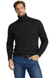 jackandjones-sweter-golf-meski-12289853-czarny-bawelniany-modny