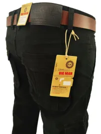 meskie-spodnie-bojowki-wygodne-czarne-modne-z-kieszeniami-w35-pas-88-90-cm