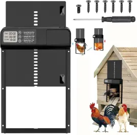automatyczne-drzwi-do-kurnika-z-timerem-stop-wodoodporny-i-antykorozyjny