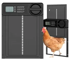 automatyczne-drzwi-do-kurnika-z-timerem-blokada-przytrzasniecia-wodoodporne