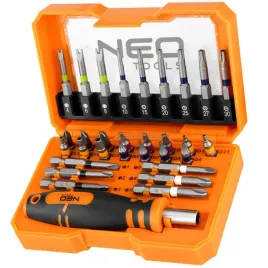 neo-tools-zestaw-bitow-31-sztuk-s2-25mm-hex-tt-3w-2p-r-4w-ph-hex-1-4-56-602