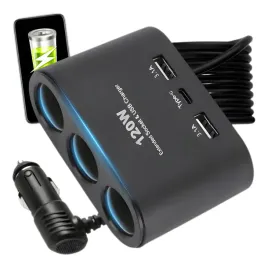 rozdzielacz-gniazda-zapalniczki-24v-ladowarka-samochodowa-usb-c-usb-qc-120w