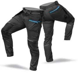 spodnie-robocze-meskie-do-pasa-elastyczne-ochronne-wygodne-duzo-kieszeni