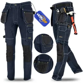 spodnie-robocze-jeans-stretch-elastyczne-wzmocnione-jeansowe-monter-dzins