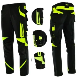 spodnie-robocze-elastyczne-odblaskowe-neon-do-pracy-stretch-spandex-bhp