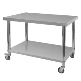 stol-ze-stali-nierdzewnej-blat-gastronomiczny-na-kolkach-z-polka-120x60-cm