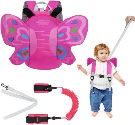 plecak-dzieciecy-z-szelkami-bezpieczenstwa-smycza-dla-dzieci-motylek