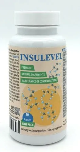 Insulevel – Naturalne wsparcie cukru we krwi i równowaga metaboliczna 30 k
