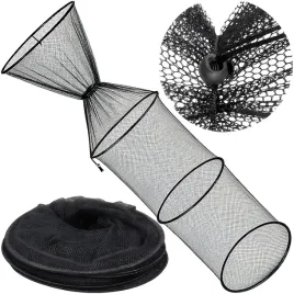 siatka-na-ryby-wedkarska-sadzyk-110x40cm-mala-szybkoschnaca-skladana-czarna