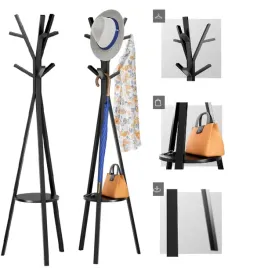 stojak-na-ubrania-wieszak-stojacy-metalowy-host-4-0-polka