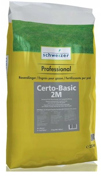 Nawóz Certo - Basic 2M Schweizer 25 kg/600-800 m2 (25-5-9)