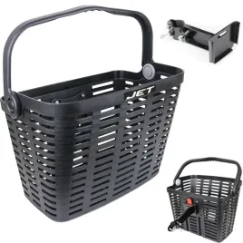 kosz-rowerowy-przedni-jet-na-click-z-tworzywa-czarny-uchwyt-mocujacy