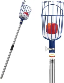 zbieracz-do-owocow-jablek-z-koszem-regulowany-4m-zrywak-zbierak-stalowy