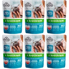 mokra-karma-dla-kota-frendi-kawalki-w-sosie-z-krolikiem-6x100g