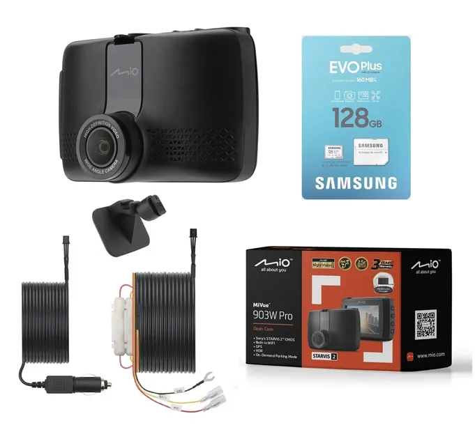 REJESTRATOR TRASY MIO MiVue 903W Pro HDR STARVIS 2, SMARTBOX + KARTA 128GB