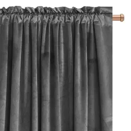 zaslona-gladka-do-salonu-welurowa-250x140-ciemny-szary-grafitowa