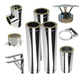 komin-systemowy-kwasoodporny-izolowany-dwuscienny-zewnetrzny-fi-150-dl-4-m