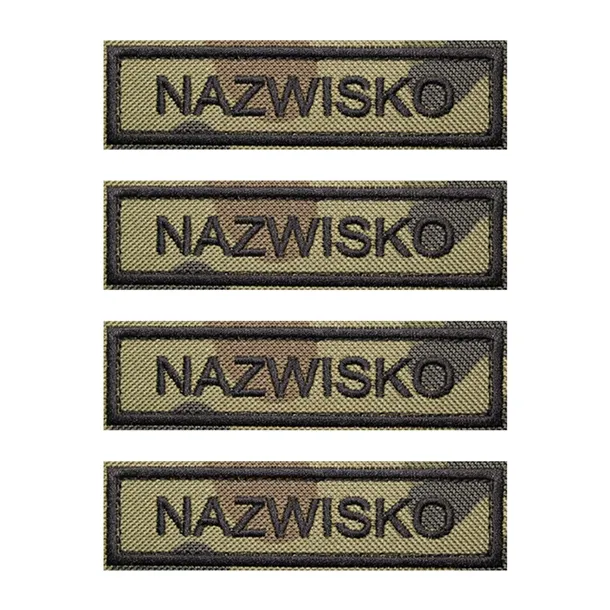 4 x Naszywka Nazwisko WZ93 Imiennik Name Patch