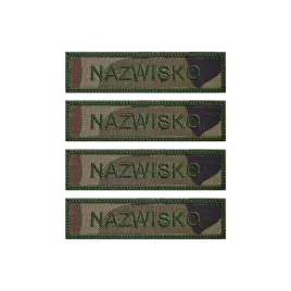 naszywka-nazwisko-imiennik-wojskowy-wz2010-patch-mundur-olive-4szt