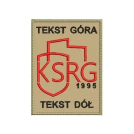 haftowana-naszywka-naramienna-ksrg-piaskowa-rzep-nazwa-wlasnej-jednostki