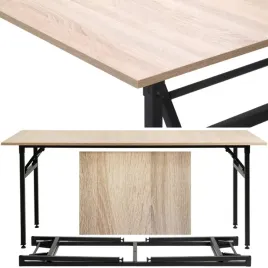 stol-bankietowy-rozkladany-skladany-konferencyjny-200x75x18cm-dab-sonoma