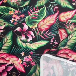 flamingowe-liscie-oxford-tkanina-drukowana-gladka-wodoodporna-tapicerska