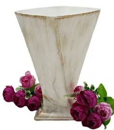 wazon-na-grob-cmentarz-sztuczne-kwiaty-bialo-zloty-flakon-elegancki-wysoki