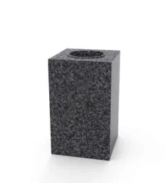 wazon-granitowy-nagrobny-na-cmentarz-ciemny-grafit-28cm-kwadratowy-granit