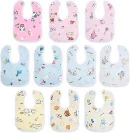 10x-sliniaczek-dla-niemowlat-sliniak-chusta-zestaw
