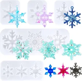 5x-formy-do-zywicy-epoksydowej-odlewu-foremki-silikonowe-swiateczne-zestaw