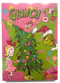 kalendarz-adwentowy-grinch-akcesoria-do-wlosow-gadzety-do-pisania-brelok