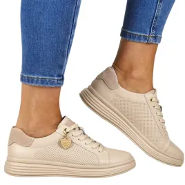 polbuty-skorzane-sportowe-sneakersy-filippo-6860-bezowe