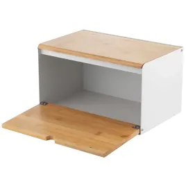 florina-pojemnik-na-chleb-stalowy-z-bambusowa-pokrywa-bialy