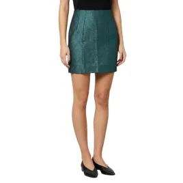spodnica-damska-naf-naf-lovi-zielona-metaliczna-imprezowa
