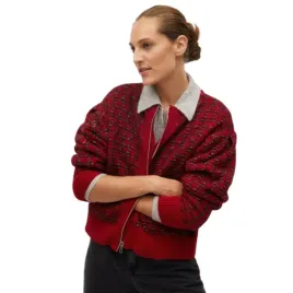 sweter-damski-mango-czerwony-zasuwany-z-welna