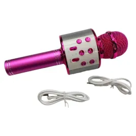 mikrofon-bezprzewodowy-bluetooth-glosnik-rozowy-karaoke-prezent