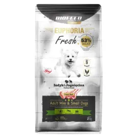 biofeed-euphoria-fresh-2kg-sucha-karma-dla-psow-malych-ras-indyk-jagniecina