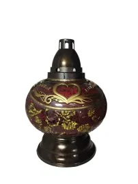 znicz-lampion-waza-karafa-czerwono-zlota-serce-kocham-pamietam