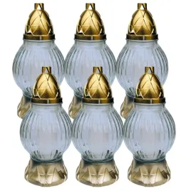 chemix-znicz-szklany-owalny-zloty-na-grob-26cm-30h-palenia-zestaw-6-sztuk