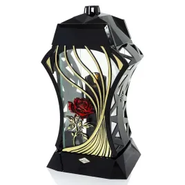 duzy-znicz-37cm-czarny-ze-zlotem-czerwona-roza-elegancki-znicz-na-grob