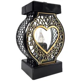 duzy-znicz-glamour-34cm-kolo-azur-z-ozdobna-ramka-serce-czarny