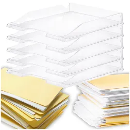 bantex-budget-bezbarwne-szuflady-na-dokumenty-a4-biurkowy-organizer-5szt