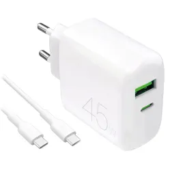 ladowarka-sieciowa-usb-c-usb-a-pd-z-kablem-usb-c-45w-biala-puro