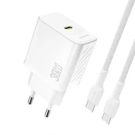 ladowarka-sieciowa-usb-c-z-kablem-usb-c-gan-pd-30w-biala-dudao