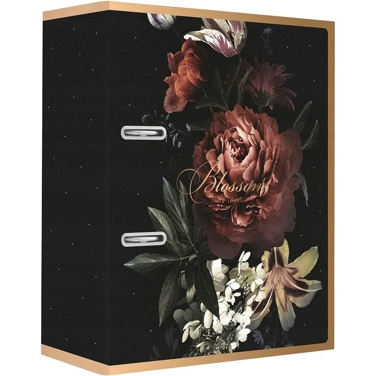 segregator-a4-75-2r-satin-gold-blossom-interdruk-interdruk